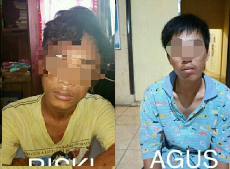 Riski dan Agus, Spesialis Begal Diringkus Polisi.