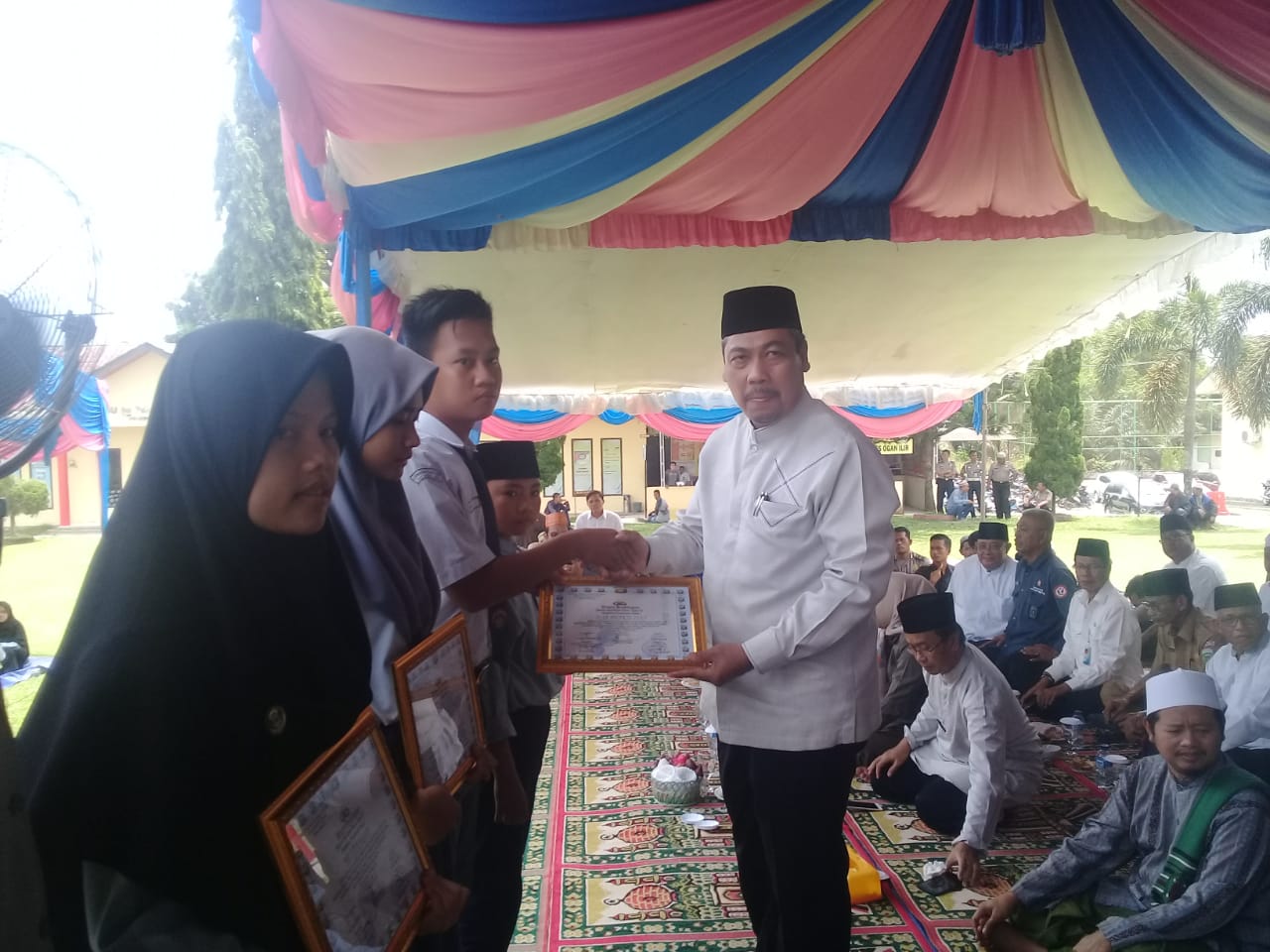 Ketua DPRD OI Apresiasi Kegiatan Pembekalan Iman dan Taqwa Dipolres.