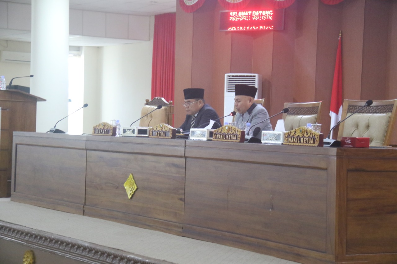 Usai Rapat Paripurna DPRD OI Gelar Halal Bihalal.