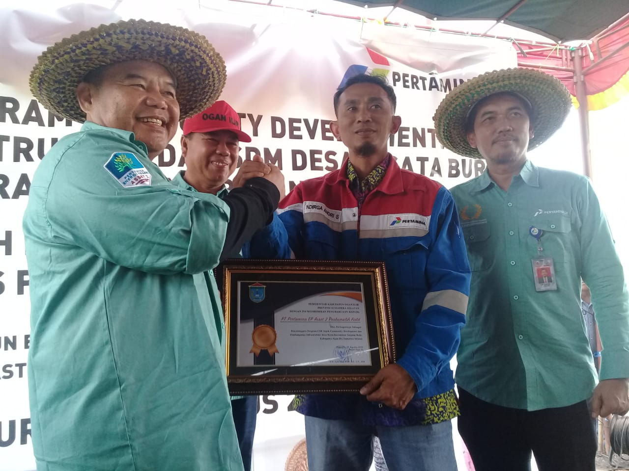 Pertamina EP Asset 2 Bersama Pemkab OI Resmikan Program Community Develoment