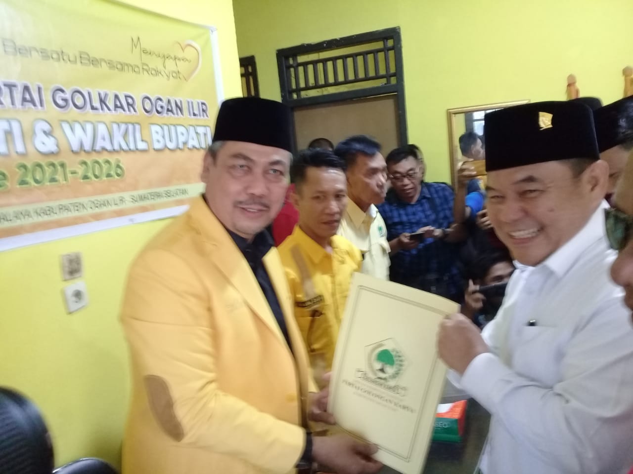 Mengambil Formulir Di Golkar, IPA: Bila PDIP dan Golkar Bersatu Kemenangan Sudah Didepan Mata