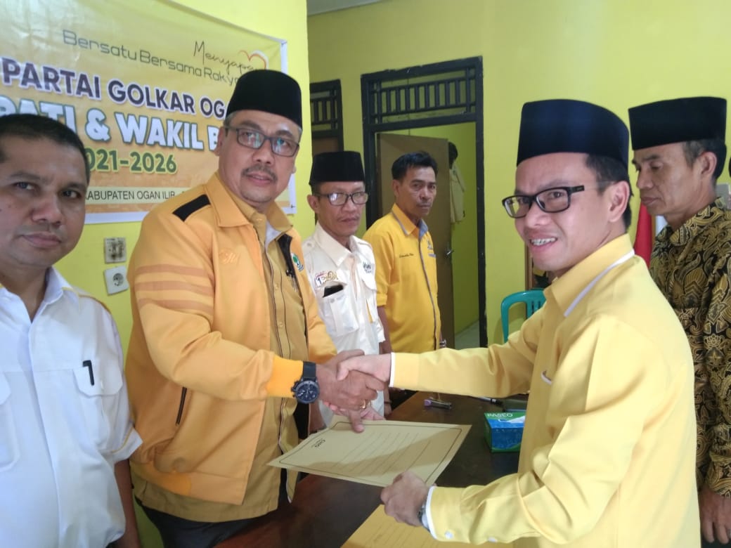 Kembalikan Berkas Calon Bupati OI, Hilmi Optimis Diusung Partai Golkar di Pilkada OI