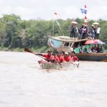 Lomba Perahu Bidar di Muba Berhadiah Satu Ekor Sapi