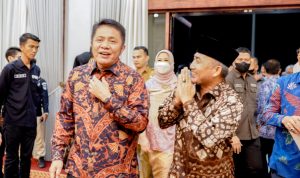 Bareng Gubernur HD, Pj Bupati Apriyadi Hadiri Malam Silaturahmi dan Perkenalan Kajati Sumsel