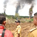 Turun ke Lokasi, Tegaskan Setop Semua Aktifitas di Titik Semburan Api