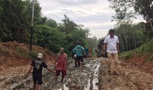 Pj Bupati Muba H Apriyadi : Anggarkan 9.4 M Perbaikan Ruas Jalan Desa Talang Simpang-Rukun Rahayu