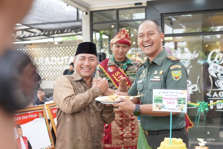 Paraduta Cafe Hilangkan Kesan ‘Sangar’ Markas Kodim 0401 Muba