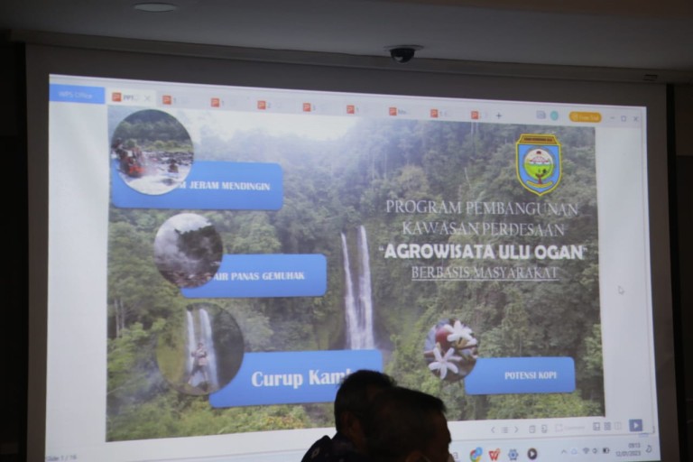 Pemprov Sumsel Dukung Kemandirian Ekonomi Masyarakat Dikawasan Agrowisata OKU