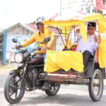 Naik Bentor, Pj Bupati Apriyadi Lantik Pengurus