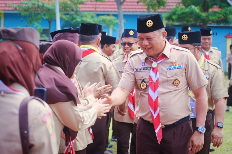 Pj Sekda Muba Buka Lomba Tingkat Regu Penggalang III Kwarcab Muba