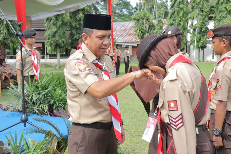 Buka LT III, Edison Harapkan Kwarcab Pramuka Palembang Sukses Hingga ke LT V Kwarnas