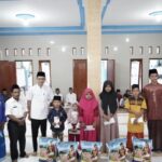 Rangkaian Harlah PMII OKU Timur Gelar Santun Anak Yatim