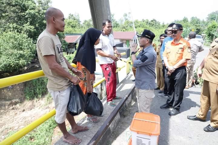 Cara Pj Bupati H Apriyadi bersama Tim Pemkab Muba Antisipasi Bencana Akibat Badai El Nino Mei 2023