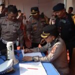 Tim Supervisi Polda Sumsel Cek Pos Pengamanan dan Pos Pelayanan di Polres Musi Rawas