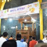 Gelar Shalat Idul Fitri 1444 H di Masjid Agung Darussalam Muara Beliti