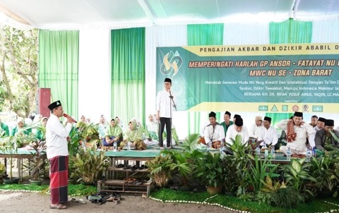 Wakil Bupati OKUT Hadiri Harlah PAC GP Ansor dan Fatayat Martapura