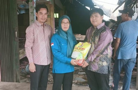 Pemkab Muba Salurkan Bantuan Untuk Korban Kebakaran di Kelurahan Sungai Lilin