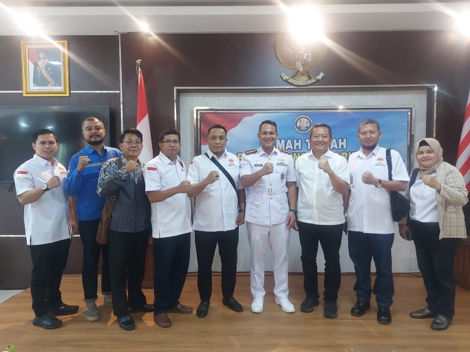 DPW ISAA Sumsel Sambut Kehadiran Danlanal Palembang