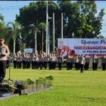 Peringati Hari Kebangkitan Nasional, Polres Musi Rawas Laksanakan Upacara Bendera