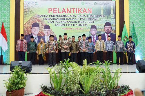 Resmi Dilantik, PPIH Diharap Dapat Berikan Pelayanan Maksimal Bagi Jemaah Haji Asal Sumsel