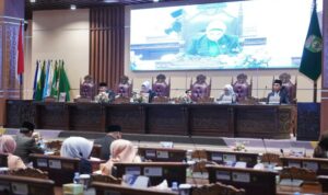 DPRD Sumsel Dengarkan Penjelasan Pertanggungjawaban APBD 2022