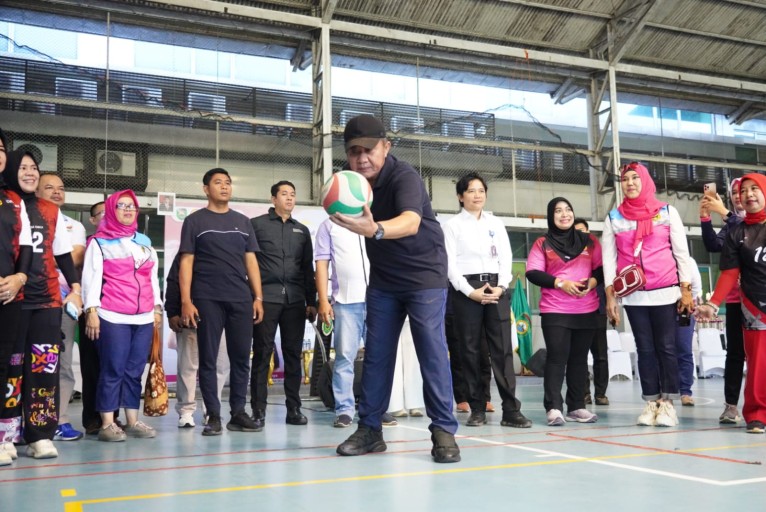 Tournamen Volleyball Perwosi Diharap Mampu Kembangkan Kemampuan Pegiat Olahraga Wanita di Sumsel