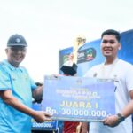 Wagub Mawardi Yahya Seara Resmi Tutup Turnamen Sepakbola U-20 Piala Gubernur Sumsel Tahun 2023