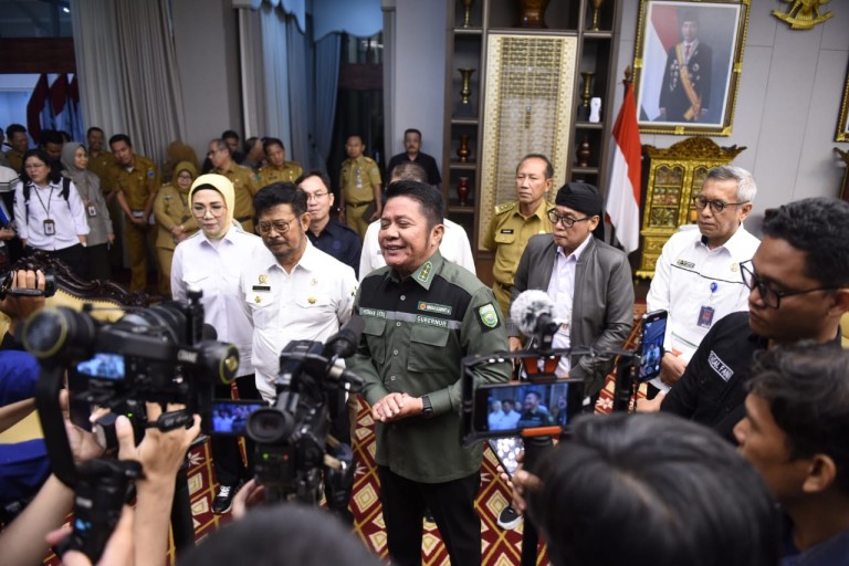 Mentan RI Tunjuk Sumsel Sebagai Provinsi Peyangga Pangan Nasional