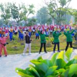 Gabungan Organisasi Wanita di Muba Senam Sehat Bersama