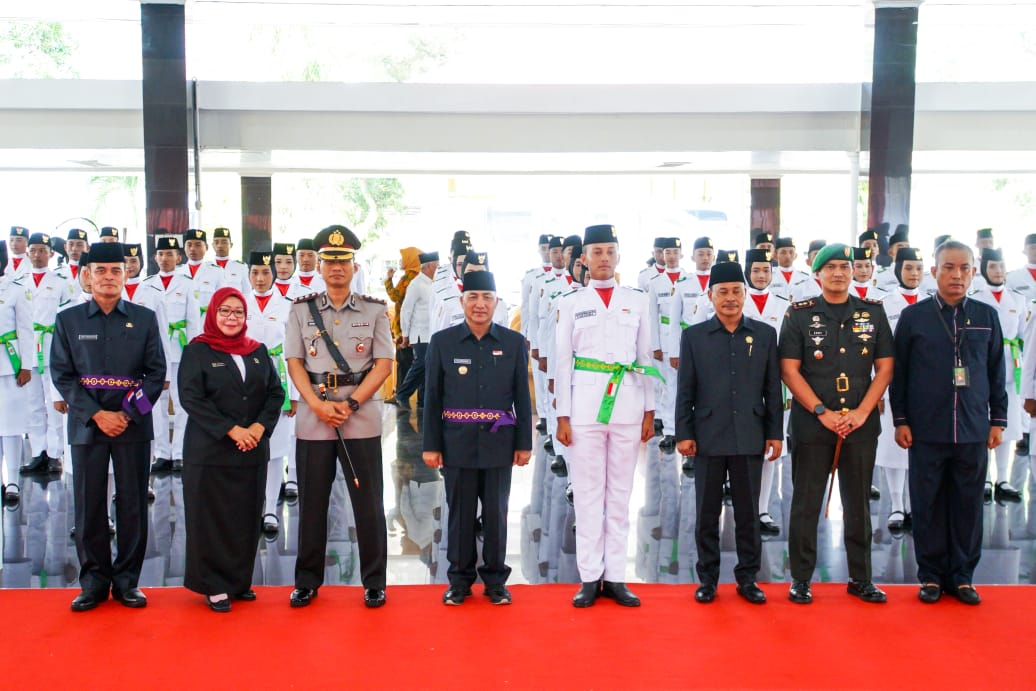 Paskibraka Muba Siap Kibarkan Bendera Merah Putih di Bumi Serasan