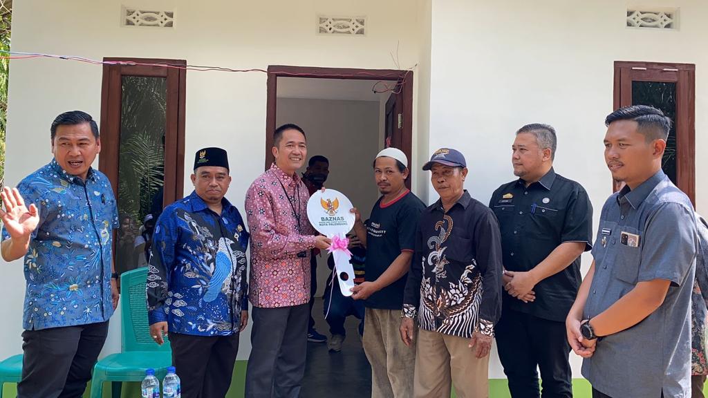 Ratu Dewa Resmikan Langsung Rumah Ali Sadikin, Program Rehab Rumah Baznas Palembang