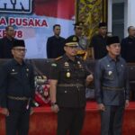 Wakil Bupati H.Sholehein Dan Sekda OKU Selatan Rahmatulah Hadiri Pengukuhan Paskibraka