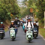 Cek Kesiapan Pelaksanaan Ranau Gran Fondo Danau Ranau, Gubernur Konvoi Bersama Komunitas Scoot’s id 