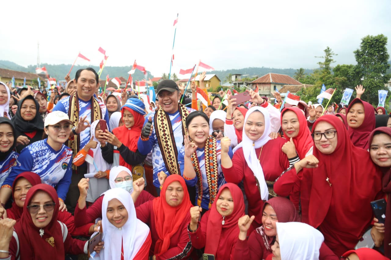 Warga Desa Kotabatu Warkuk OKUS Diajak Kembali Gelorakan Olahraga Rekrasi