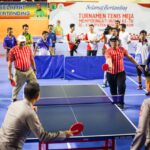 Meriahkan HUT RI ke-78, Pemkab Muba Gelar Turnamen Tenis Meja