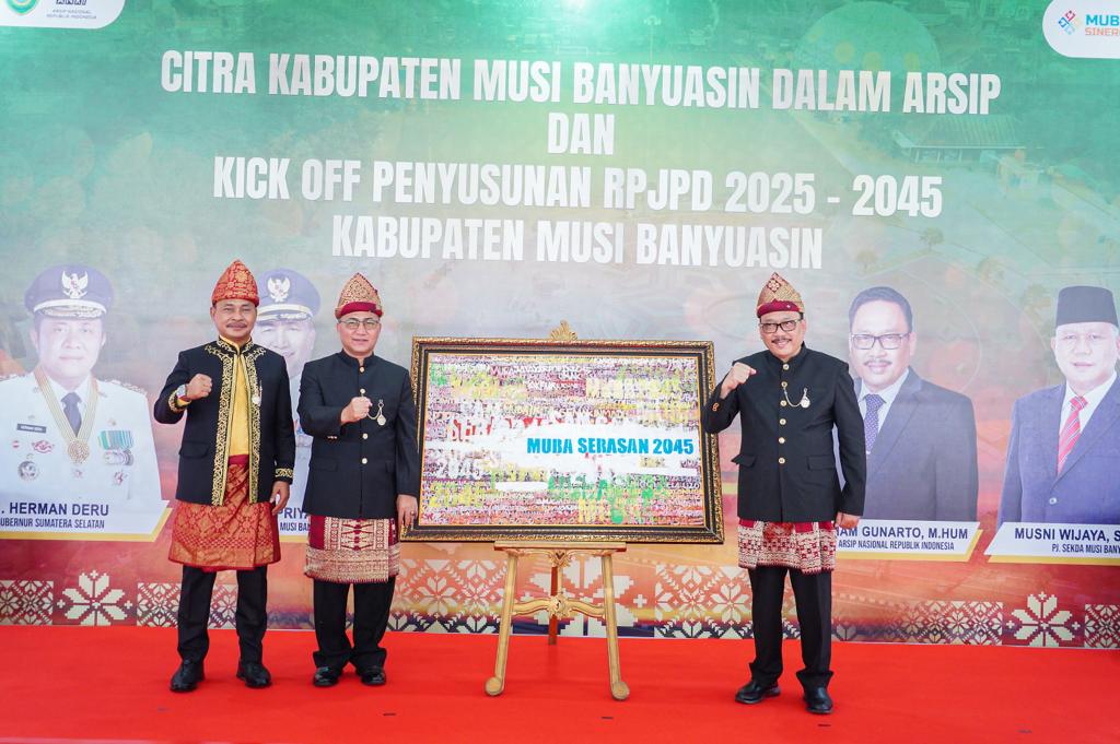 Citra Kabupaten Muba dalam Arsip Hadiah Indah HUT Muba ke 67 dari ANRI