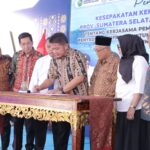 Tirta Sriwijaya Maju Tandatangani MoU Penyediaan Air Bersih untuk Center Park Residence Tanah Mas Banyuasin