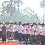 Pemprov Sumsel Laksanakan Sholat Minta Hujan (Istisqo) Berjamaah di Griya Agung