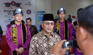 Hadiri Wisuda ke 14 Politeknik Sekayu, Pj Bupati Apriyadi Minta Lulusan Terus Upgrade Kemampuan