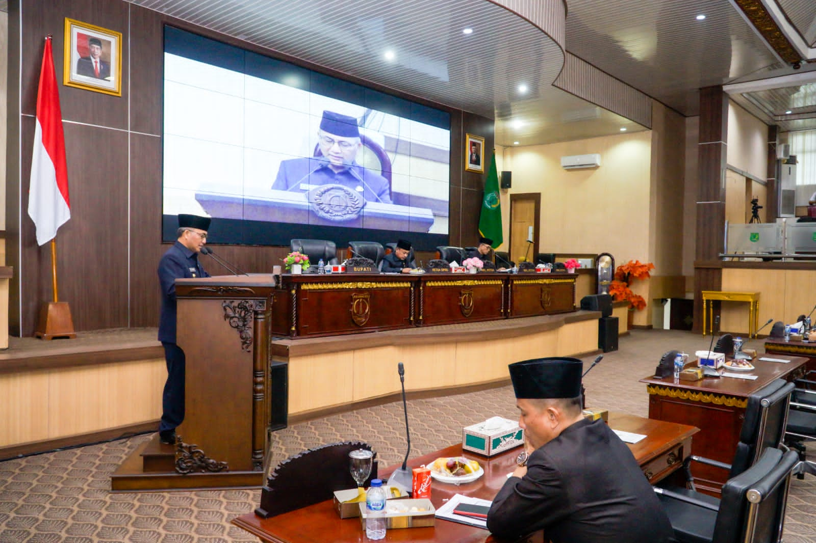 Pj Bupati Apriyadi Sampaikan Apresiasi Terhadap Pandangan Umum Fraksi DPRD Muba