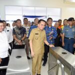 Pj Gubernur Agus Fatoni Peresmian Renovasi Gedung Terminal Pelabuhan Boom Baru Palembang