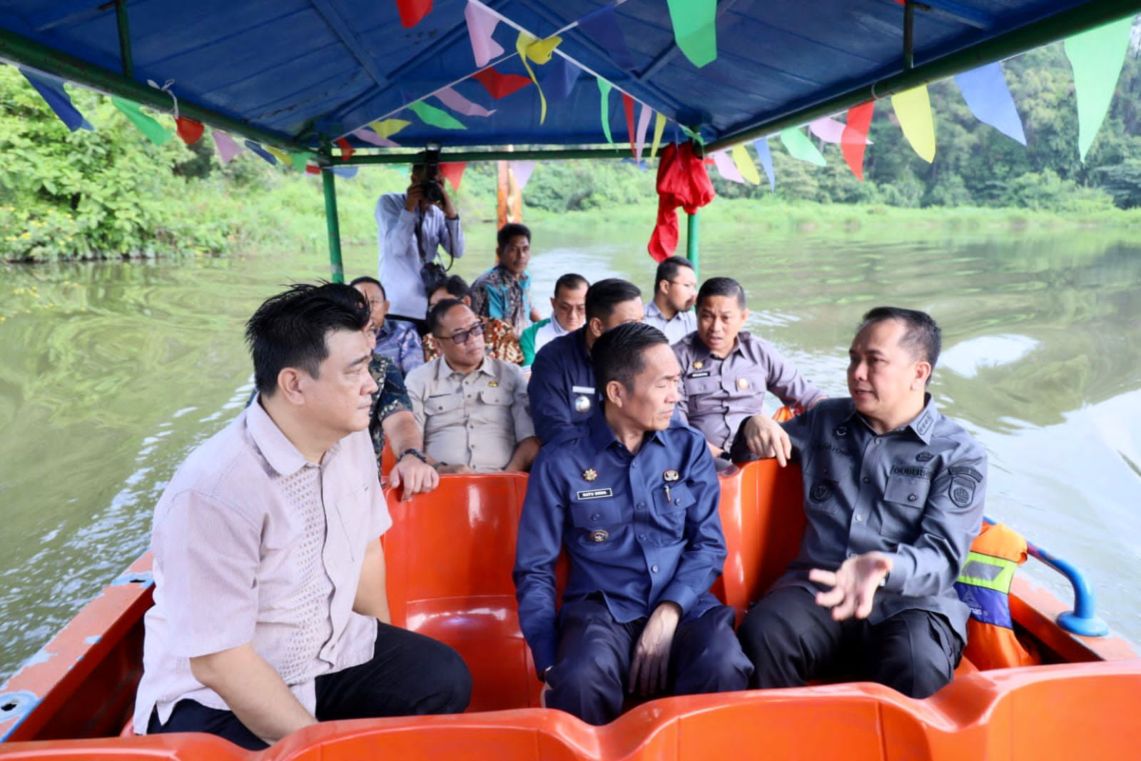 Pj Gubernur Sumsel dan Pj Walikota Palembang Tinjau Taman Kota dan Tempat Wisata