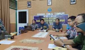 BNNK OKU Timur Gelar Pres Rilis Akhir Tahun