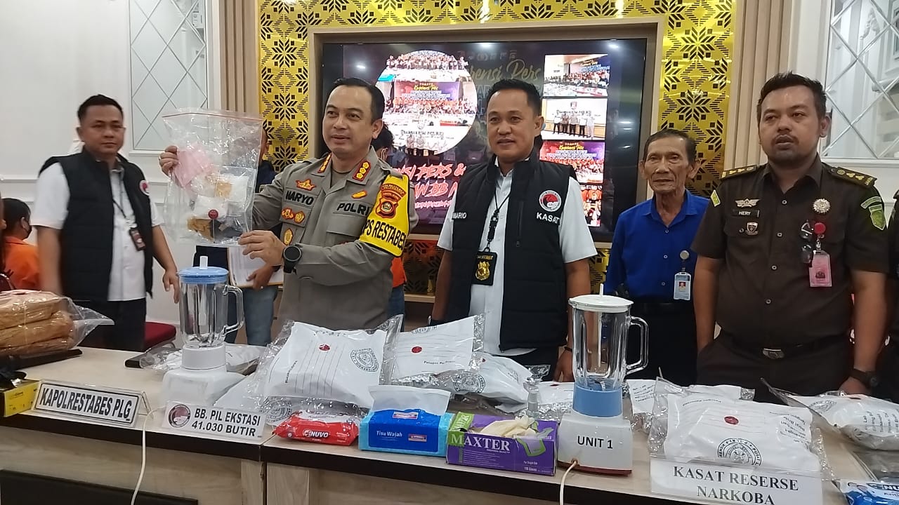 Hendak Transaksi,  Seorang Kurir Ditangkap Satres Narkoba Polrestabes Palembang