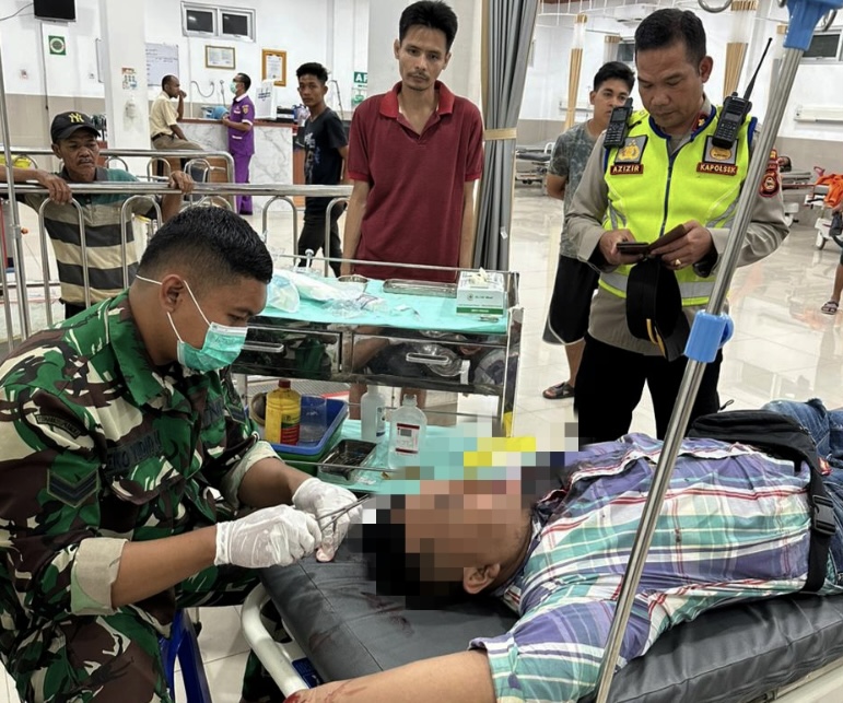 Ketua KPPS TPS 17 Palembang Dibacok Oleh Seorang Linmas, Penyebabnya Begini