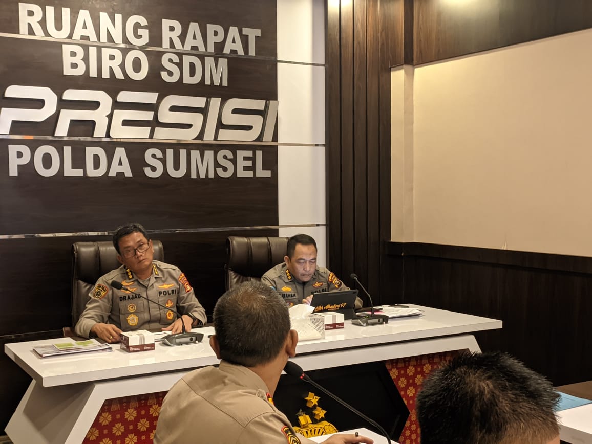 Karo SDM Polda Sumsel Pimpin Sidang Dewan Penghargaan Bagi Personil Berprestasi