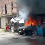 Diduga Korsleting Listrik, 1 Rumah, Mobil, Warung di SU 1 Palembang Terbakar