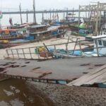 Nabrak Pohon, Speedboat Camat di Banyuasin Terjungkal