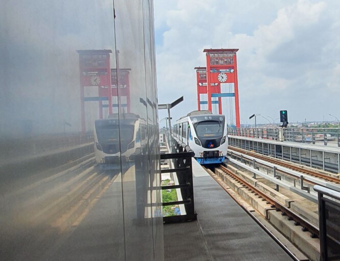 LRT Sumsel Tambah Trainset Hadapi Lebaran