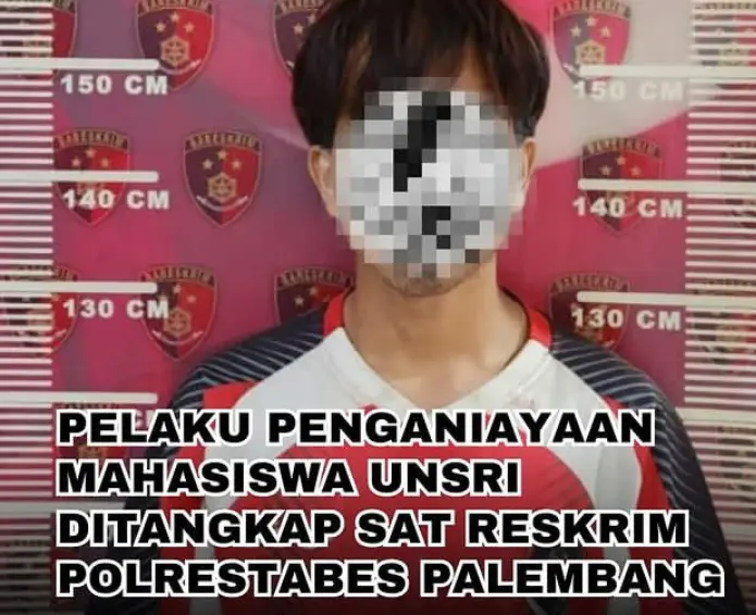 Polisi Tangkap Pelaku Pengeroyokan Terhadap Korbannya Mahasiswa Unsri di Palembang, Motifnya Kesal